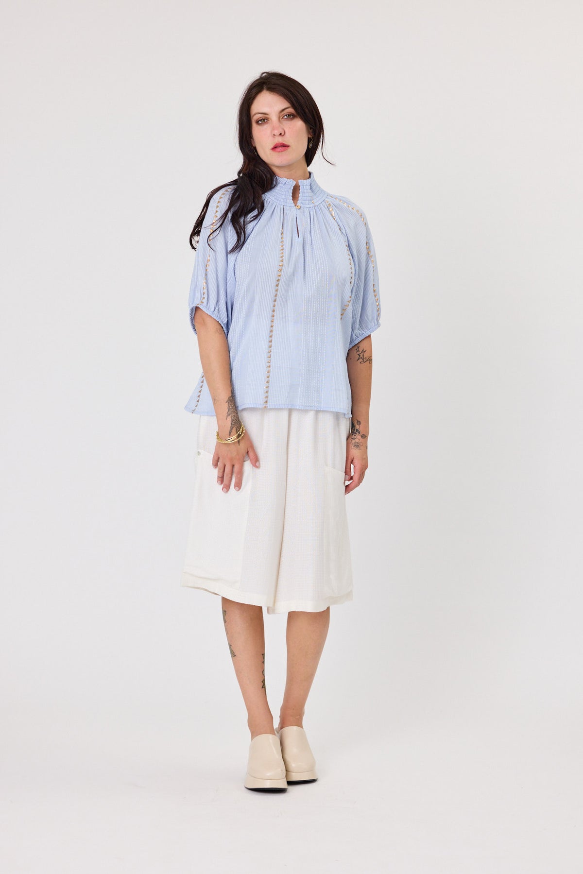 Dylan Blouse Sun Woven Sky