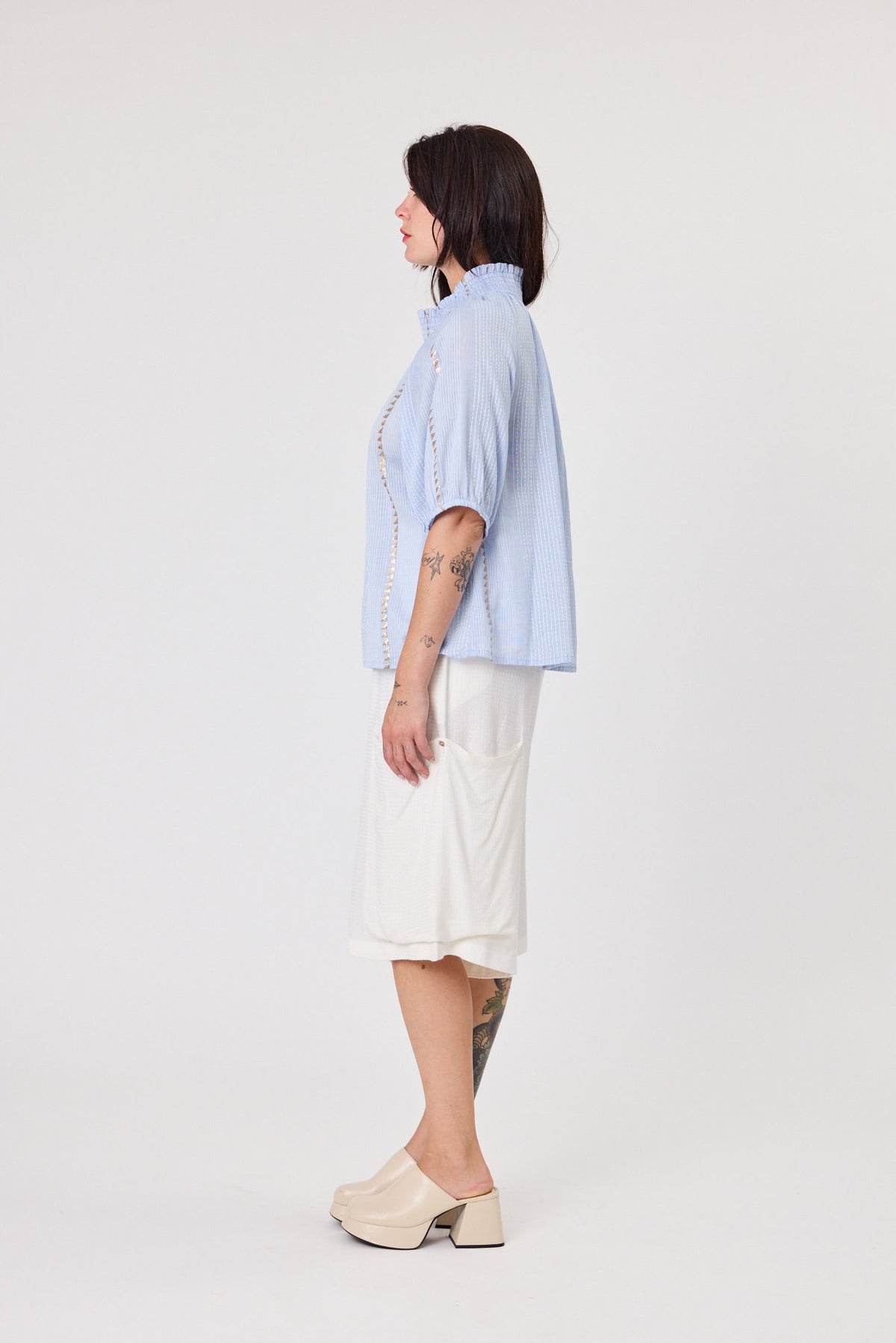 Dylan Blouse Sun Woven Sky