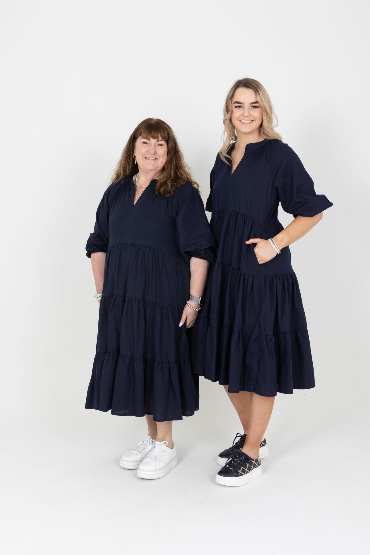 Victoria Dress Navy