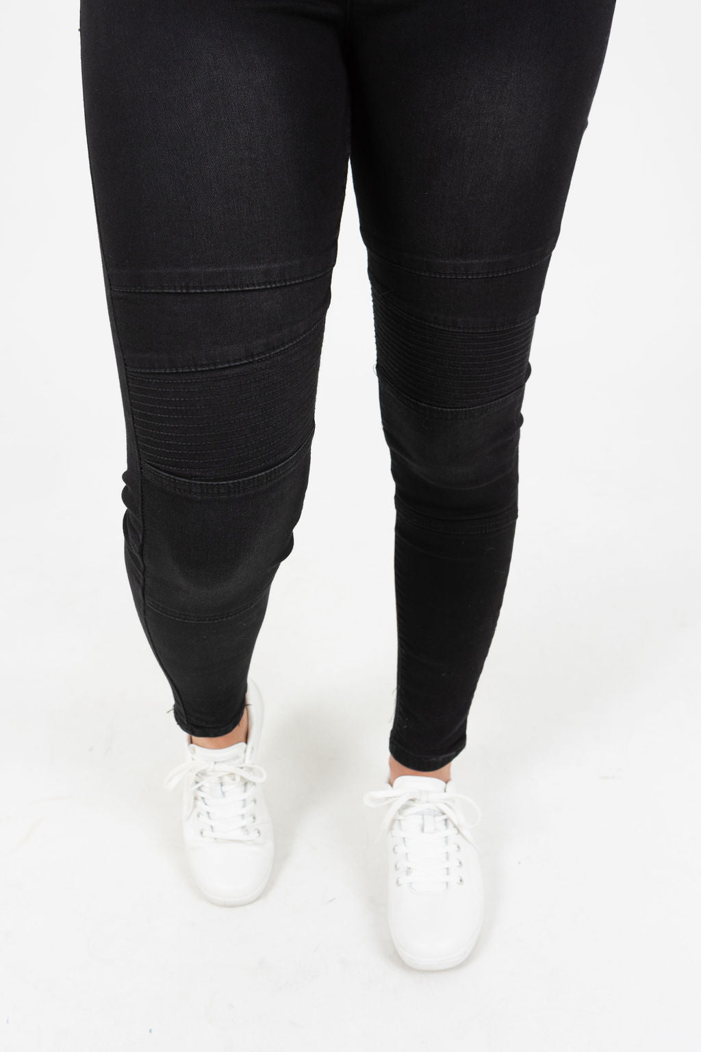 Black With Detailed Knee