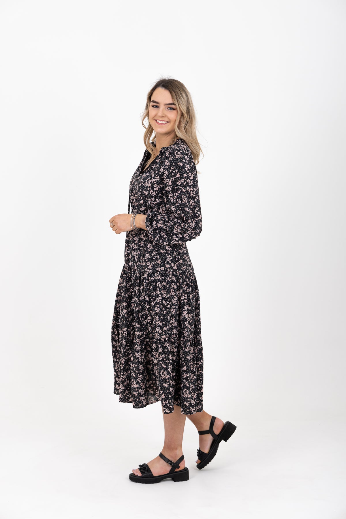 Dreamy Maxi Dress Winter Rose - EXCLUSIVE PRINT TO MINT