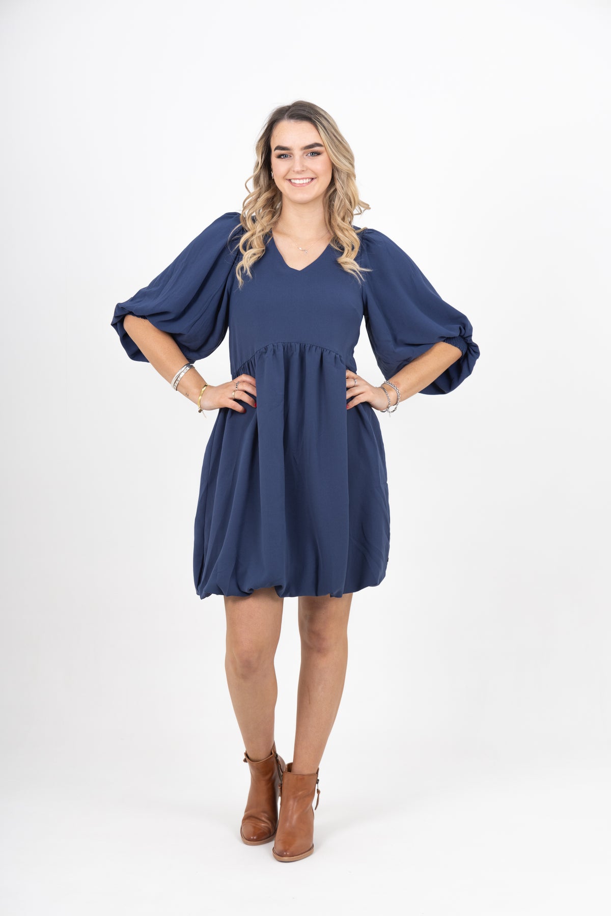 Molly Dress Indigo Blue