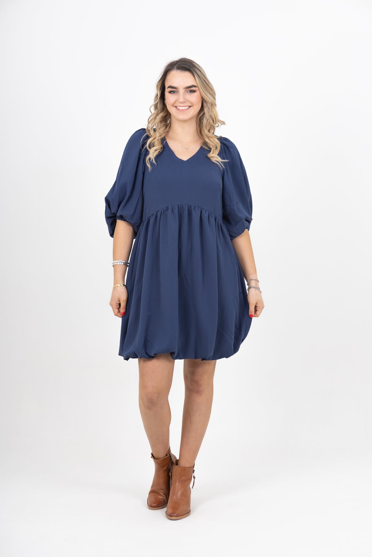 Molly Dress Indigo Blue