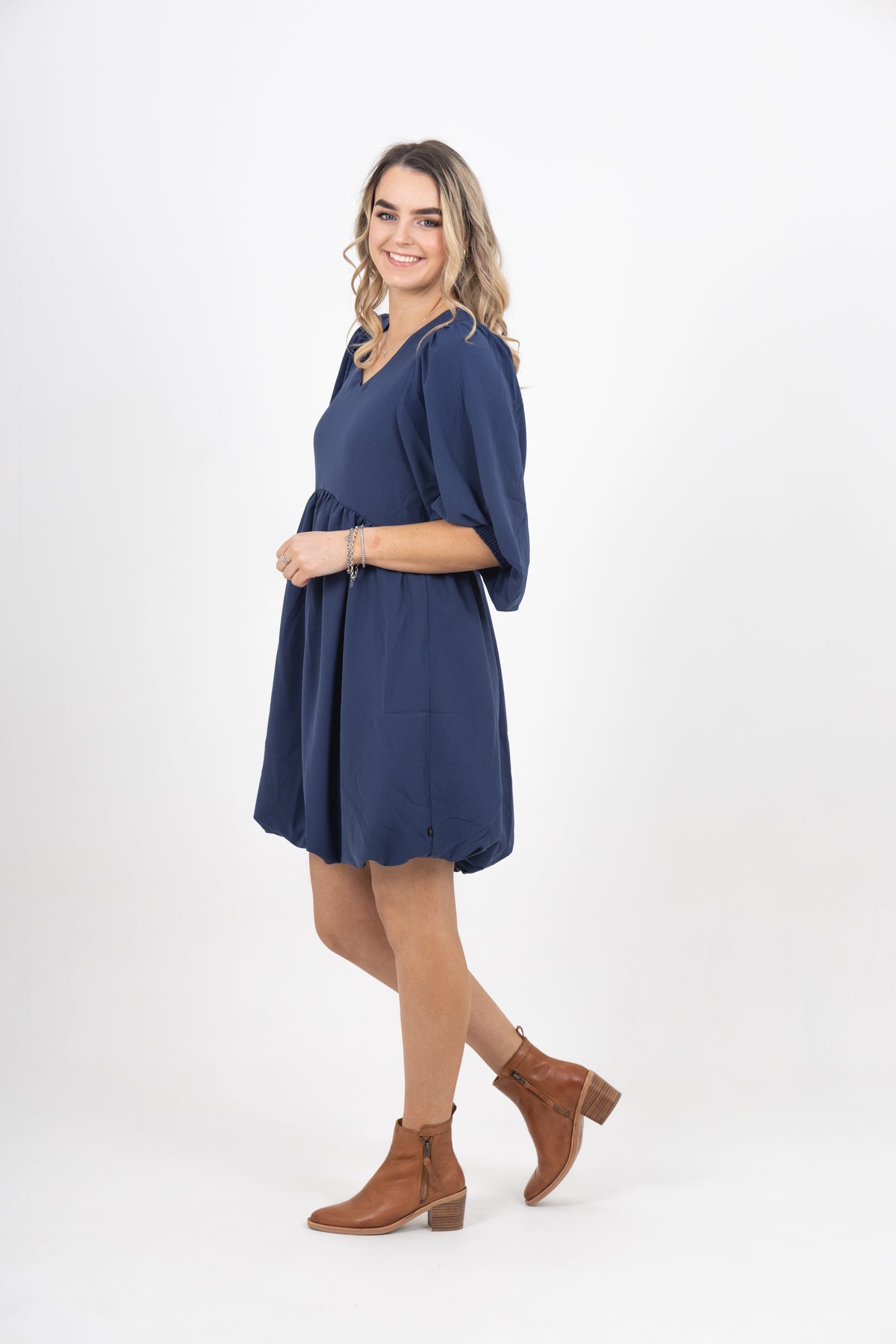 Molly Dress Indigo Blue