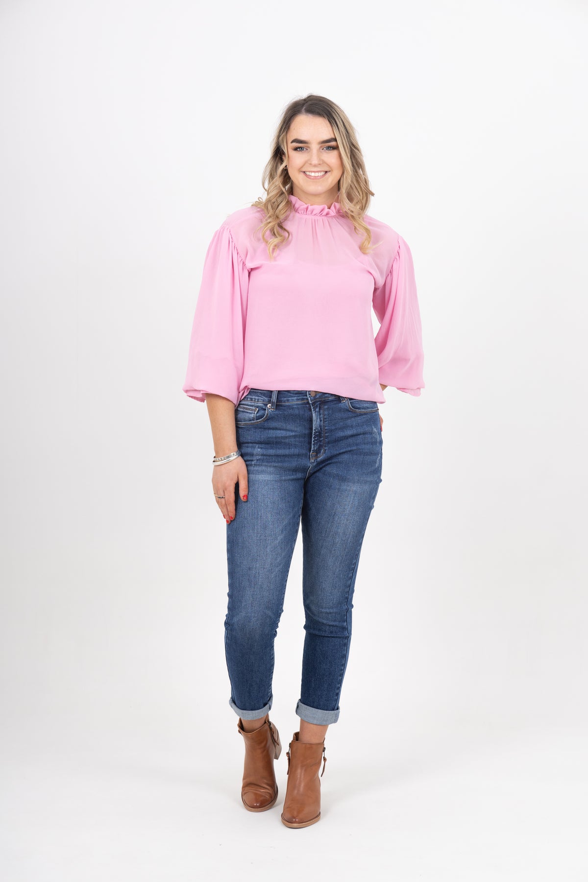 Sophia Top Candy Pink