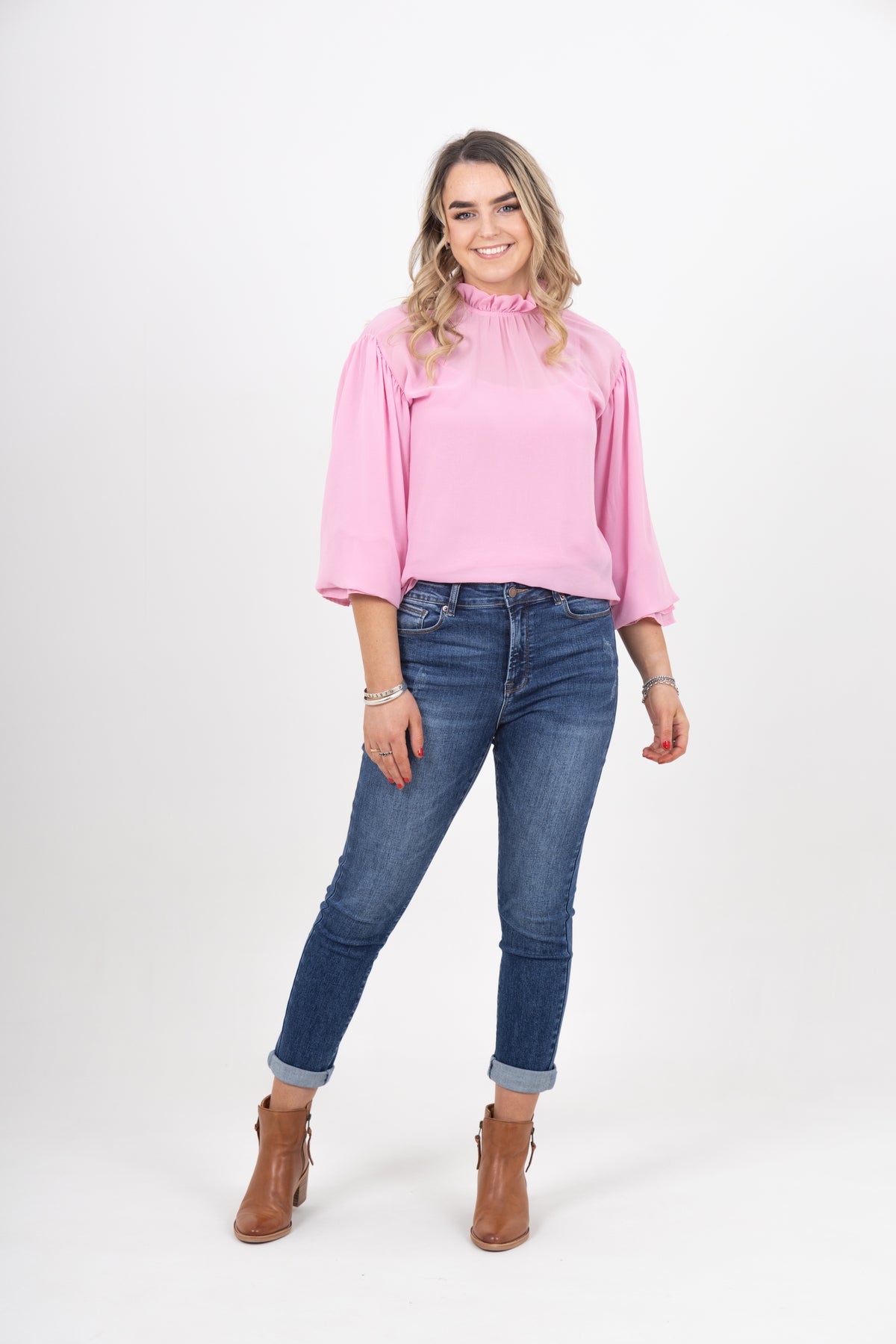 Sophia Top Candy Pink