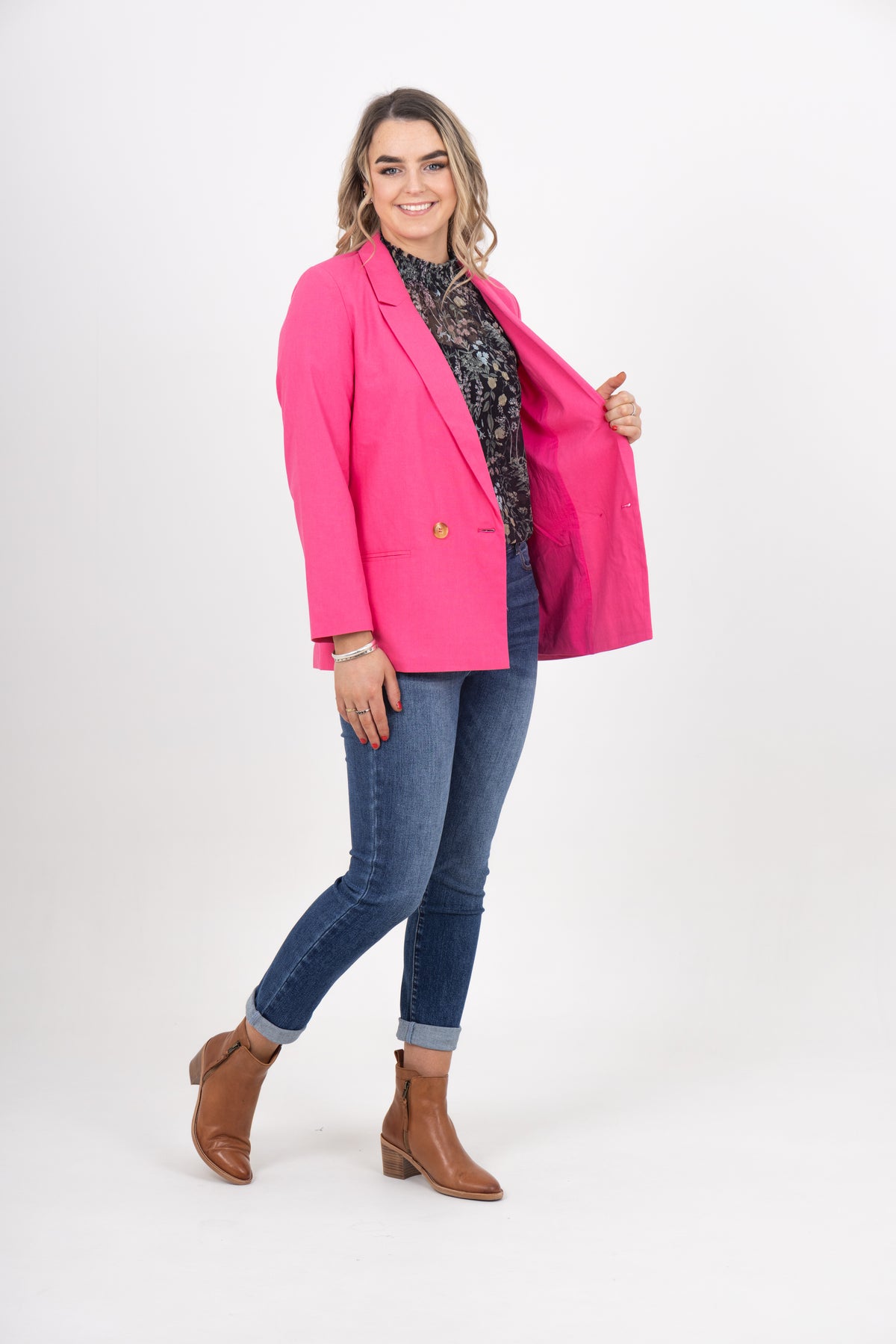Dylan Blazer Hot Pink - EXCLUSIVE TO MINT