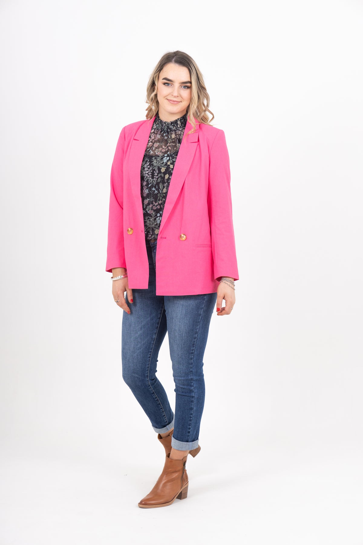 Dylan Blazer Hot Pink - EXCLUSIVE TO MINT