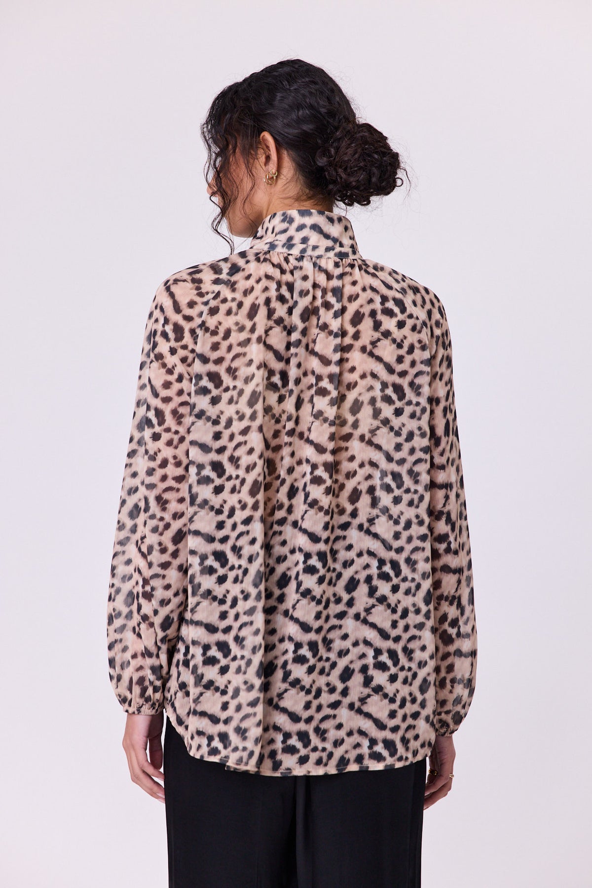 Bowie Blouse Leopard - PREORDER