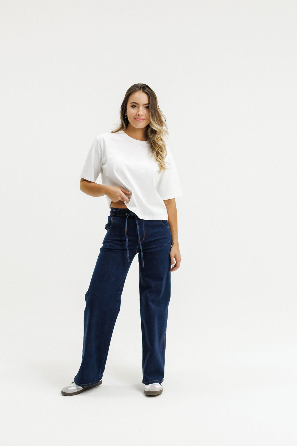 Palazzo Jeans Indigo Wash