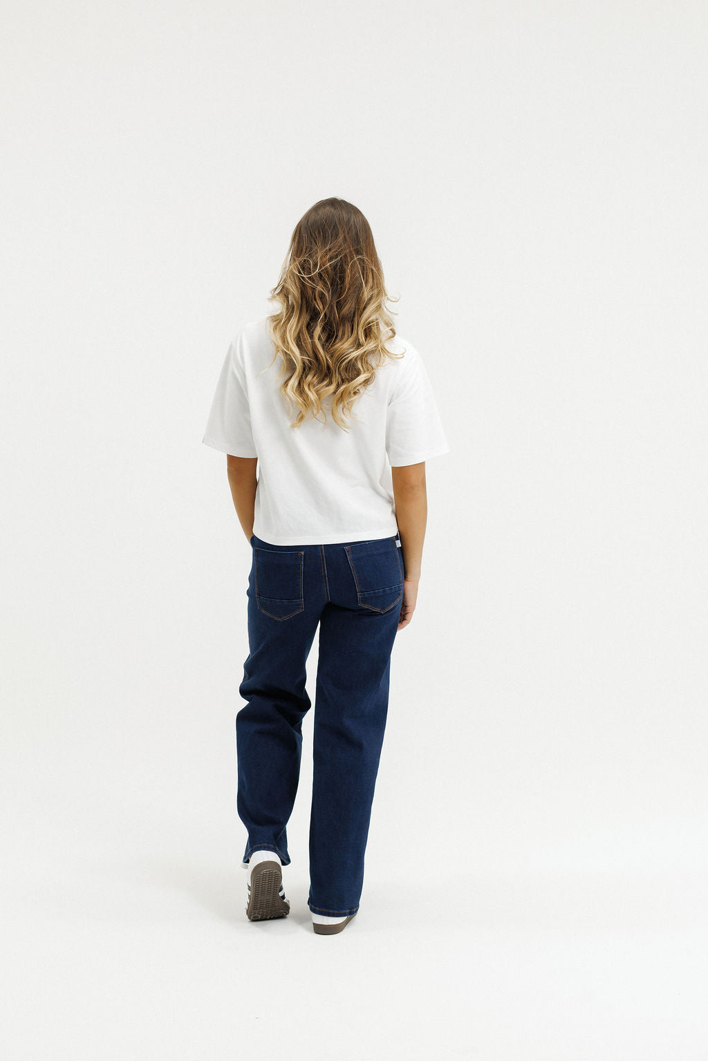 Palazzo Jeans Indigo Wash