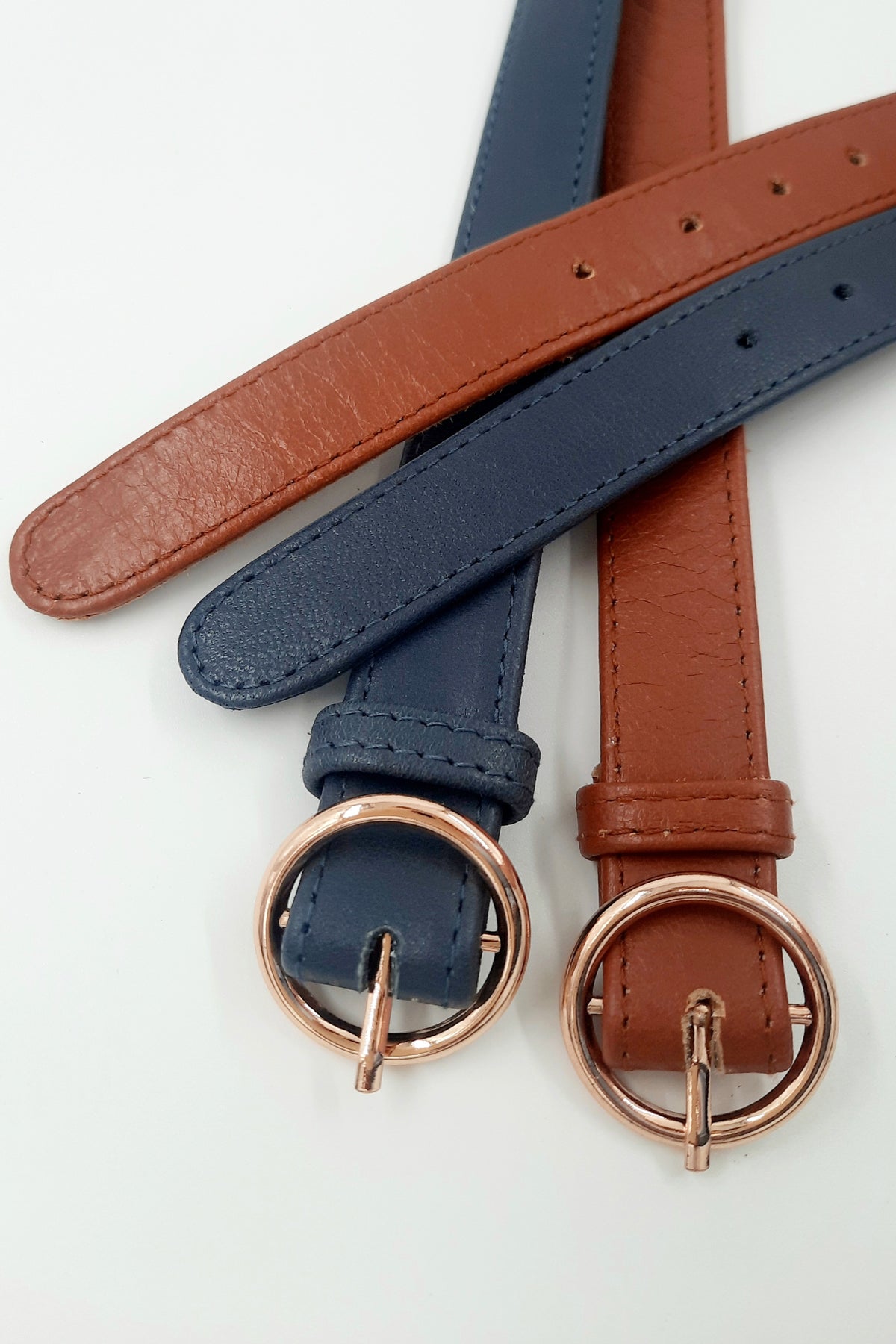 Pippa Leather Belt Tan