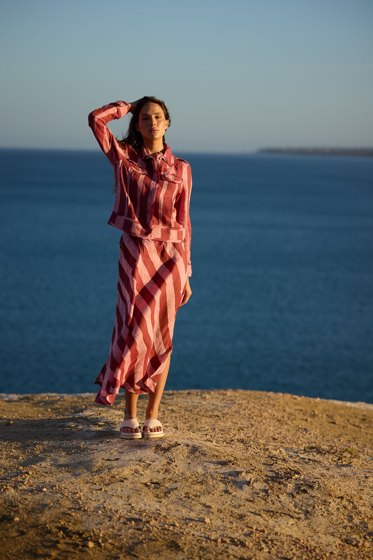 Sicily Skirt Porto Stripe