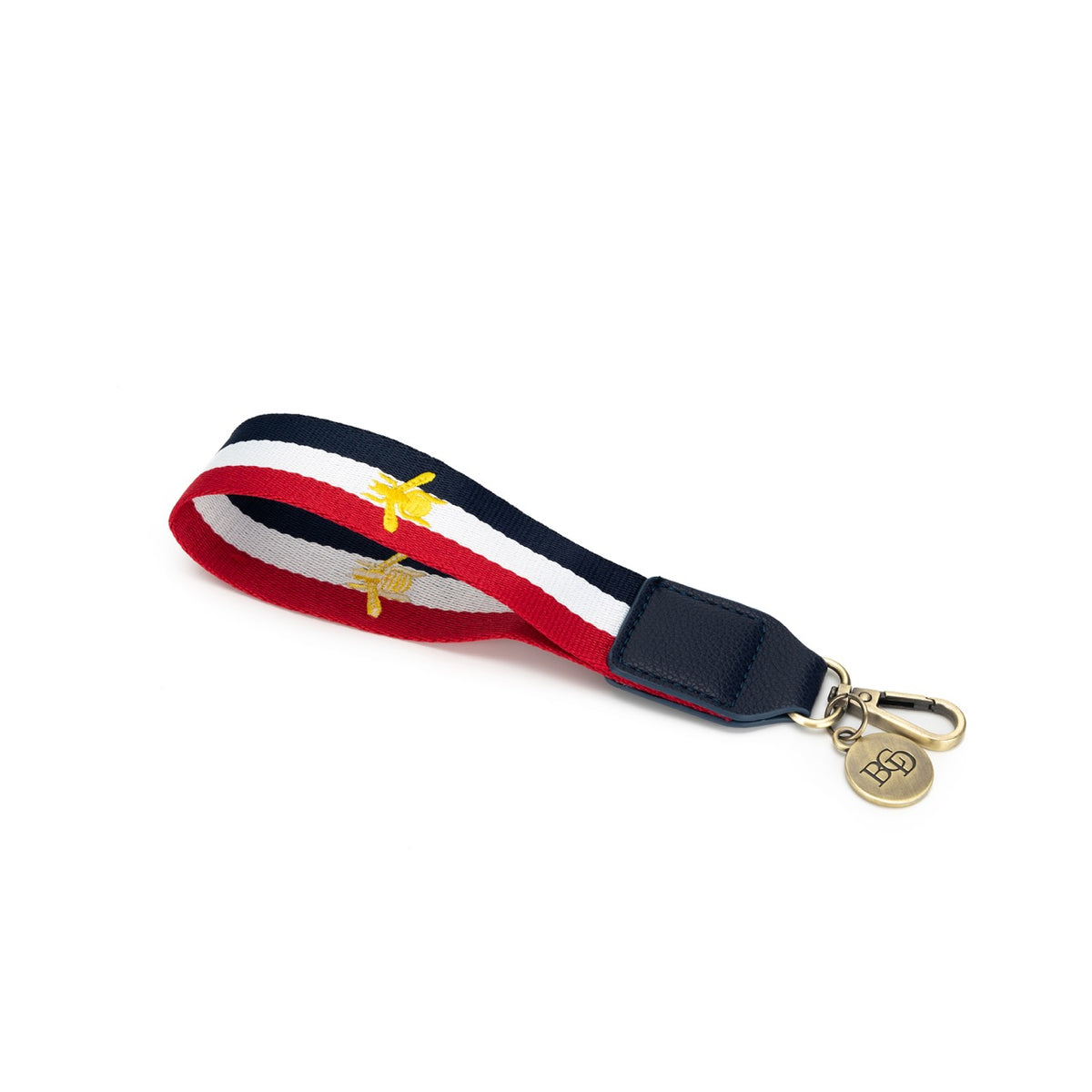 Bee Strap Long Red & Navy