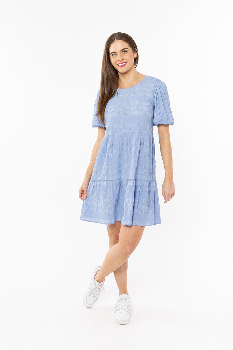 Cornflower Carefree Mini Dress