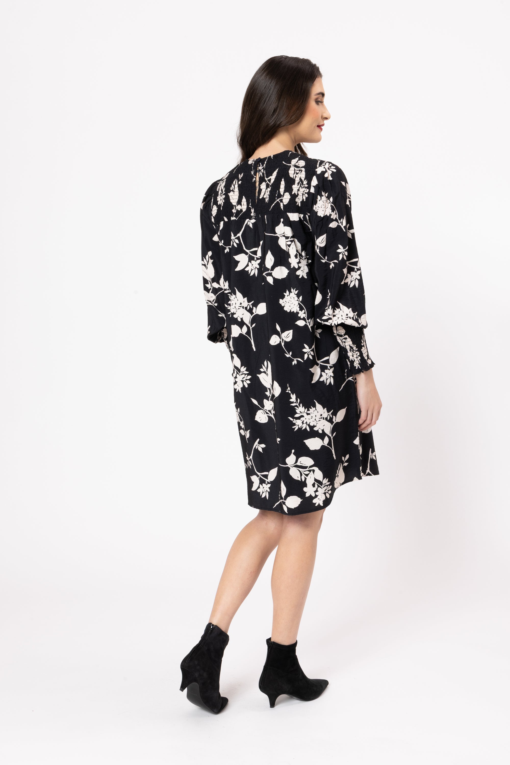 Zion Shift Dress Shadow Bloom