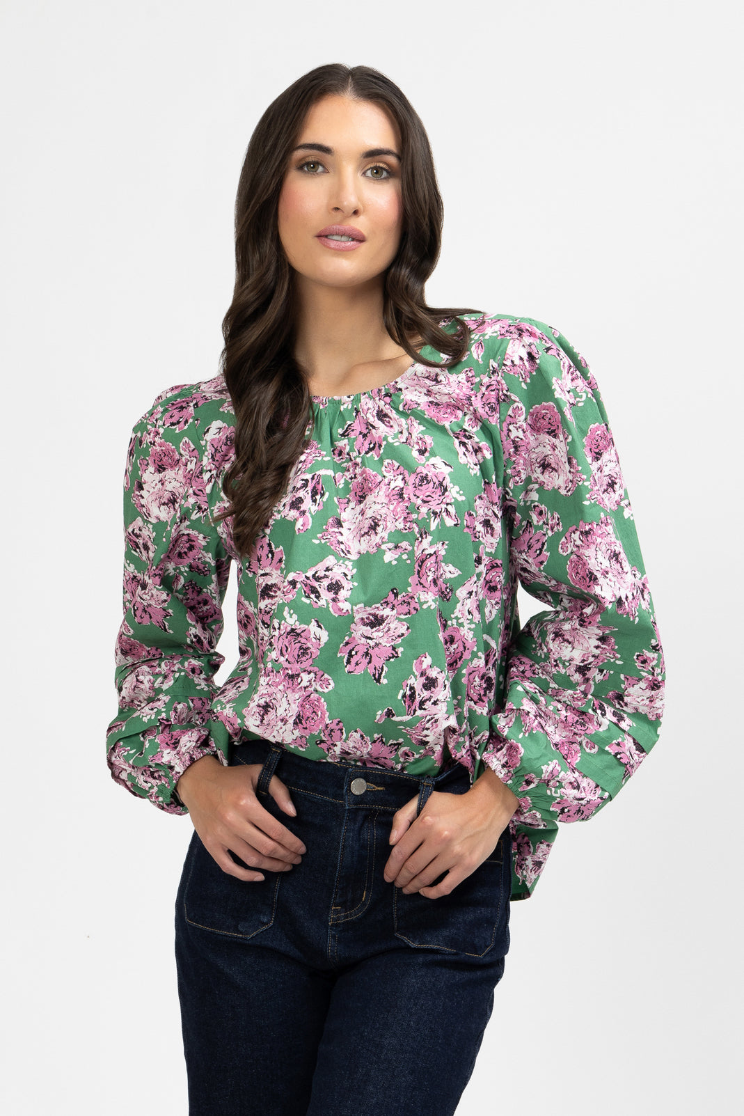 Milly Top Cotton Bloom