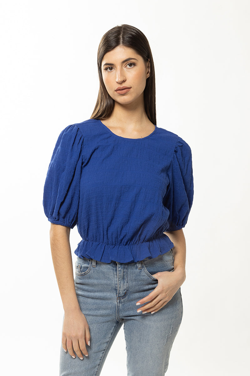 Inquistive Top Fjord Blue