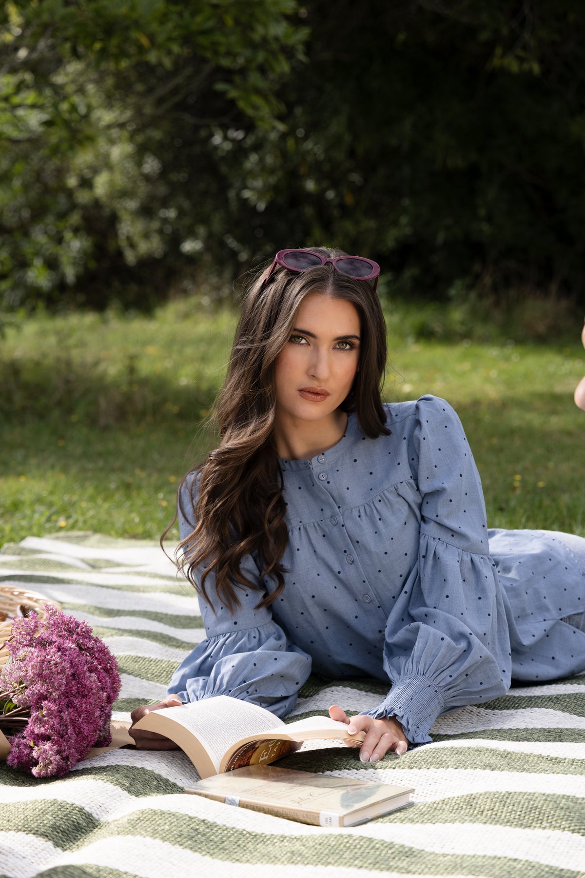 Keeper Blouse Denim Spot - PREORDER