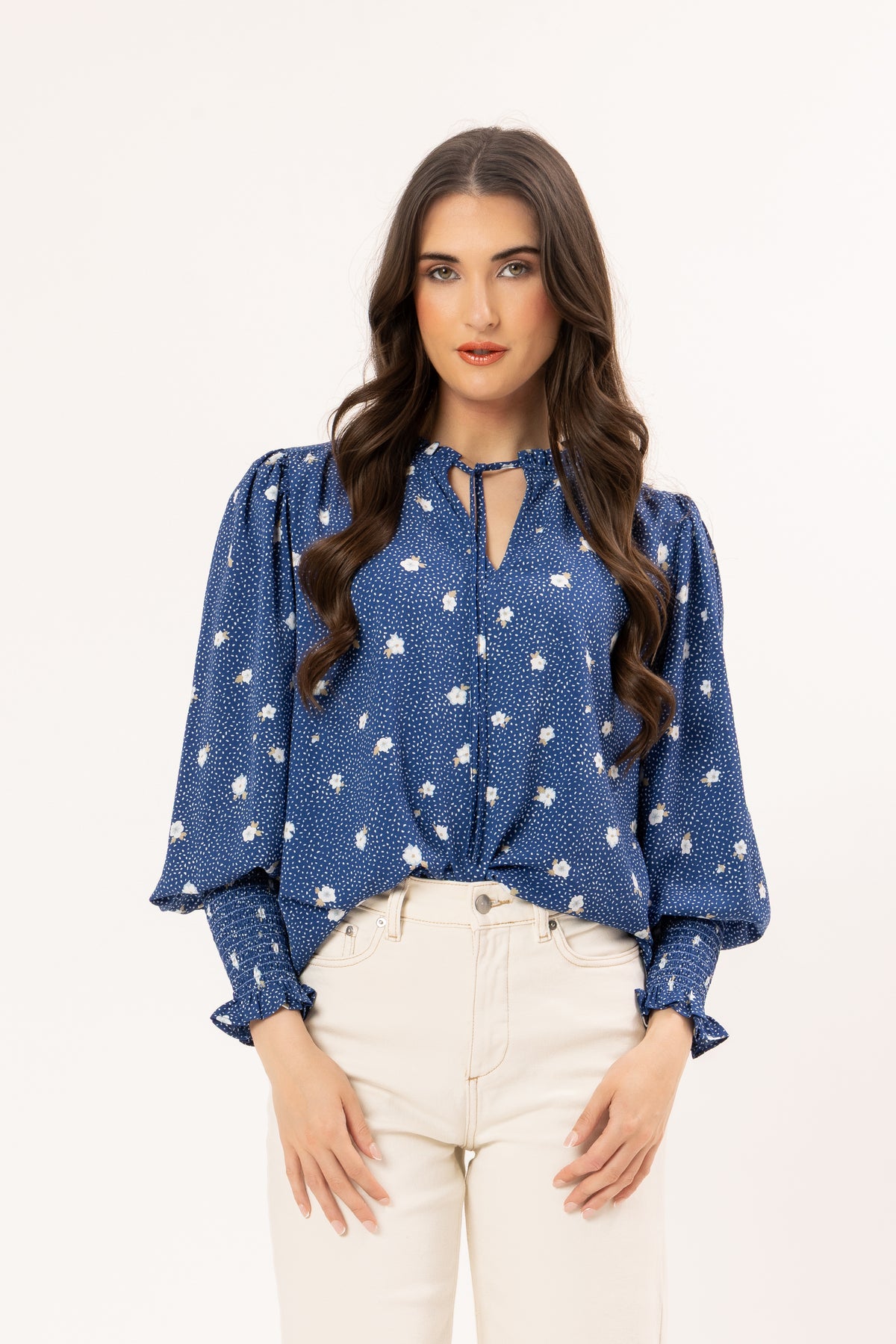 Bryon Blouse Scattered Bloom - PREORDER