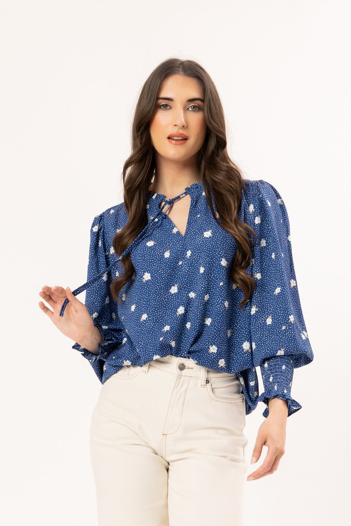 Bryon Blouse Scattered Bloom - PREORDER