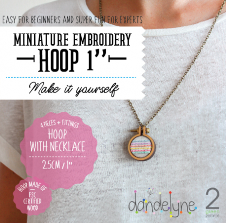 Mini Hoop Jewellery Necklace 2.5cm