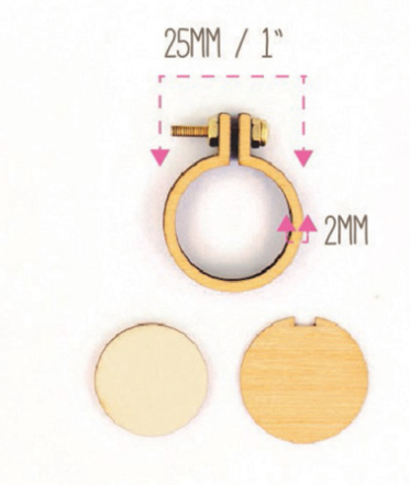 Mini Hoop Jewellery Necklace 2.5cm