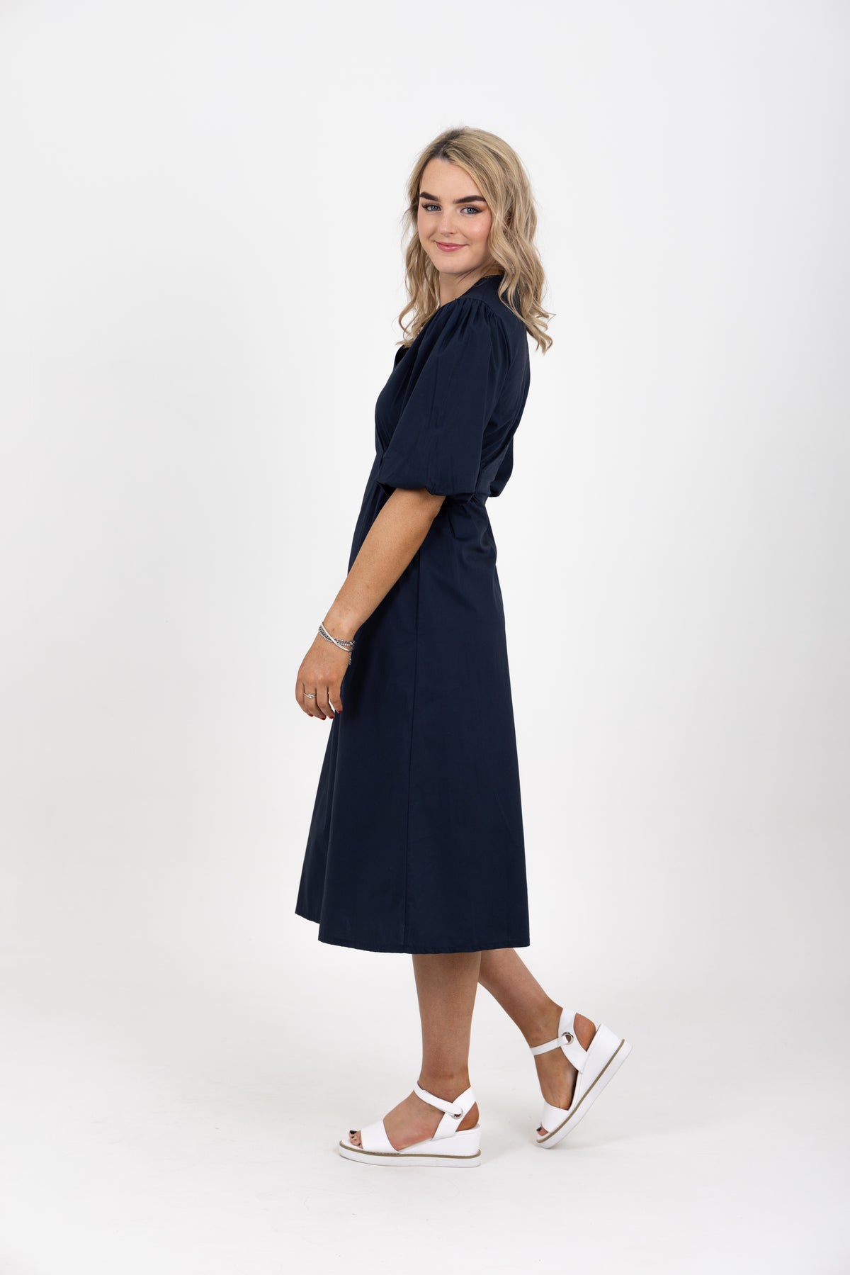 City Of Galway Dress Navy