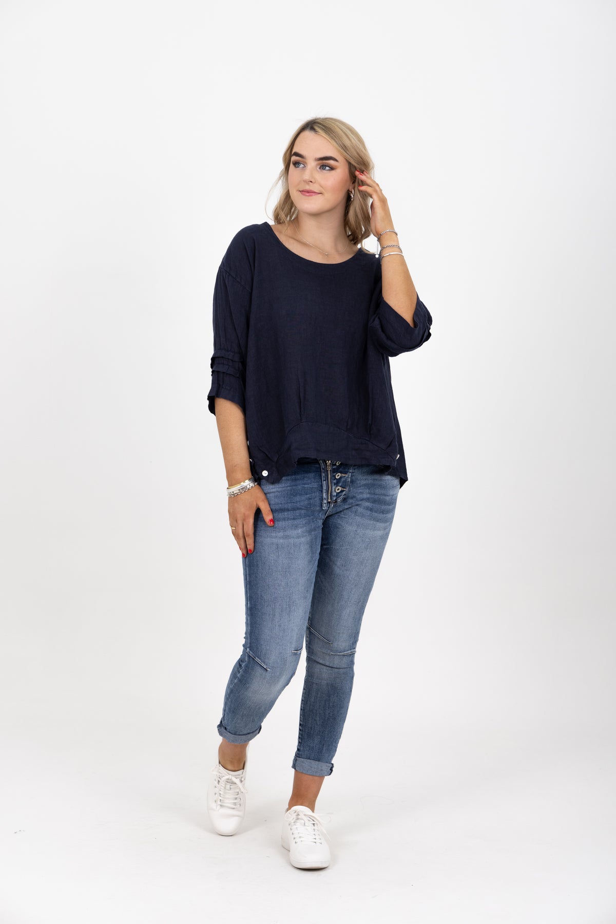 Sadie Top Navy