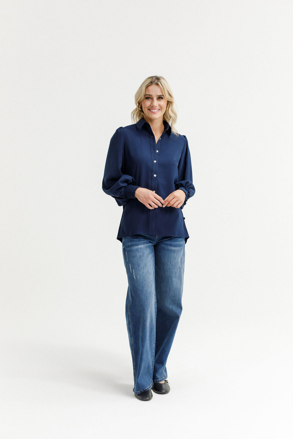 Sloane Shirt Navy