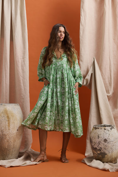 Wisteria Dress Apple Blossom – Mint Boutique LTD - All Rights Reserved