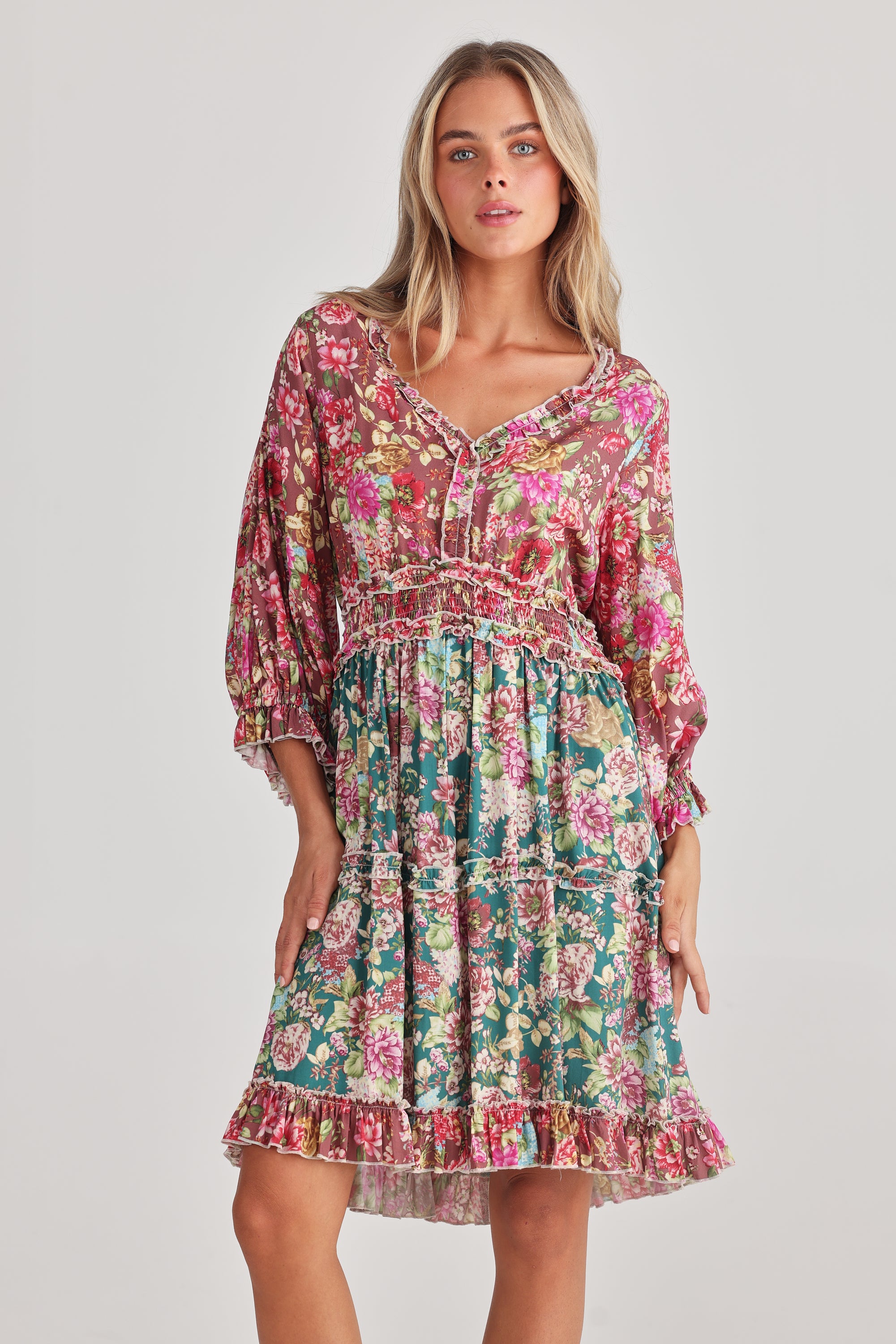 Austin Dress Rose Garden – Mint Boutique LTD - All Rights