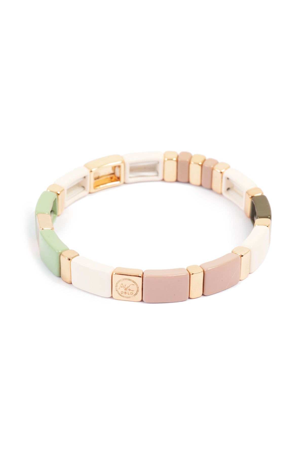 Enamel Bracelet Soft Tones