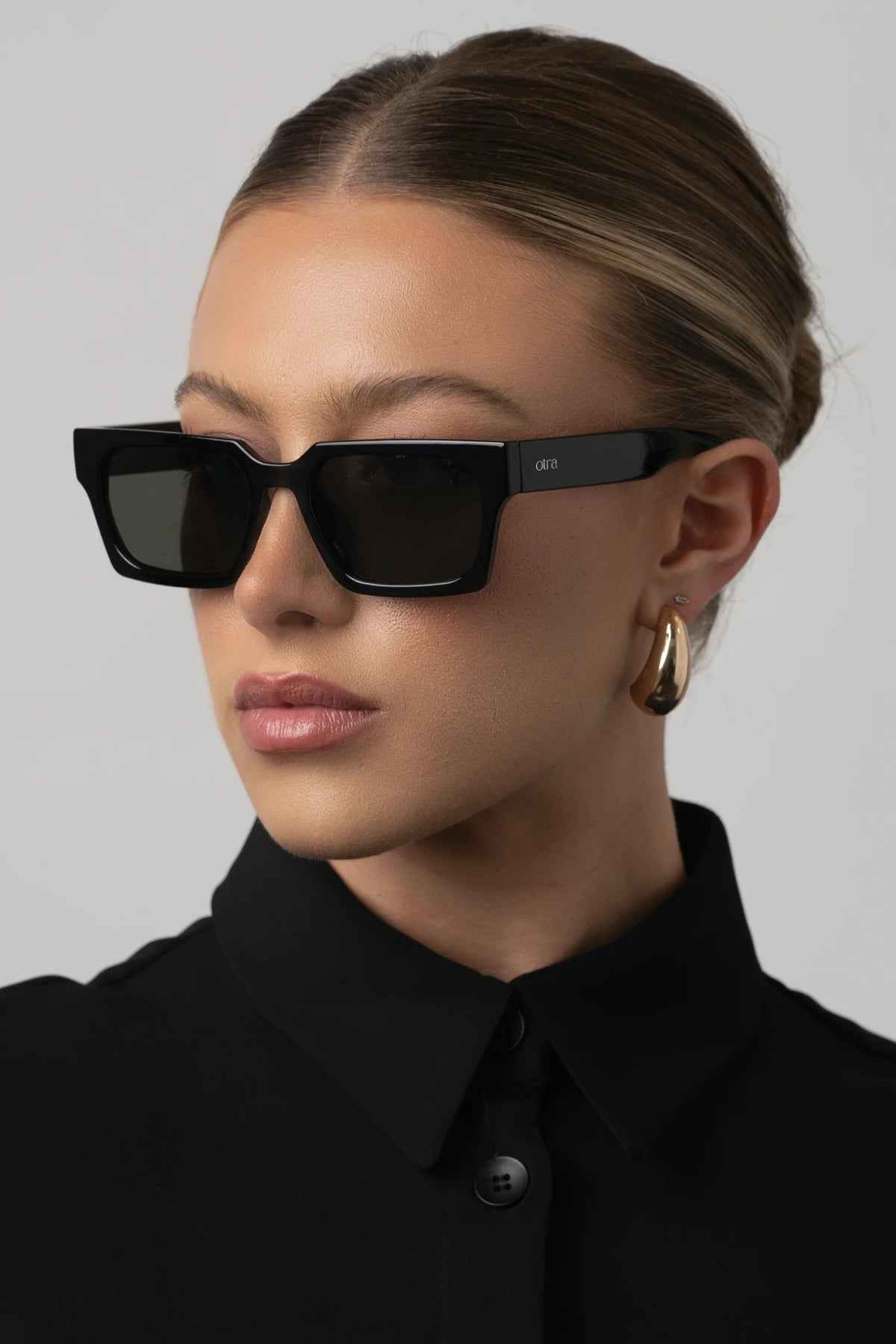 Roco Black Green Sunglasses