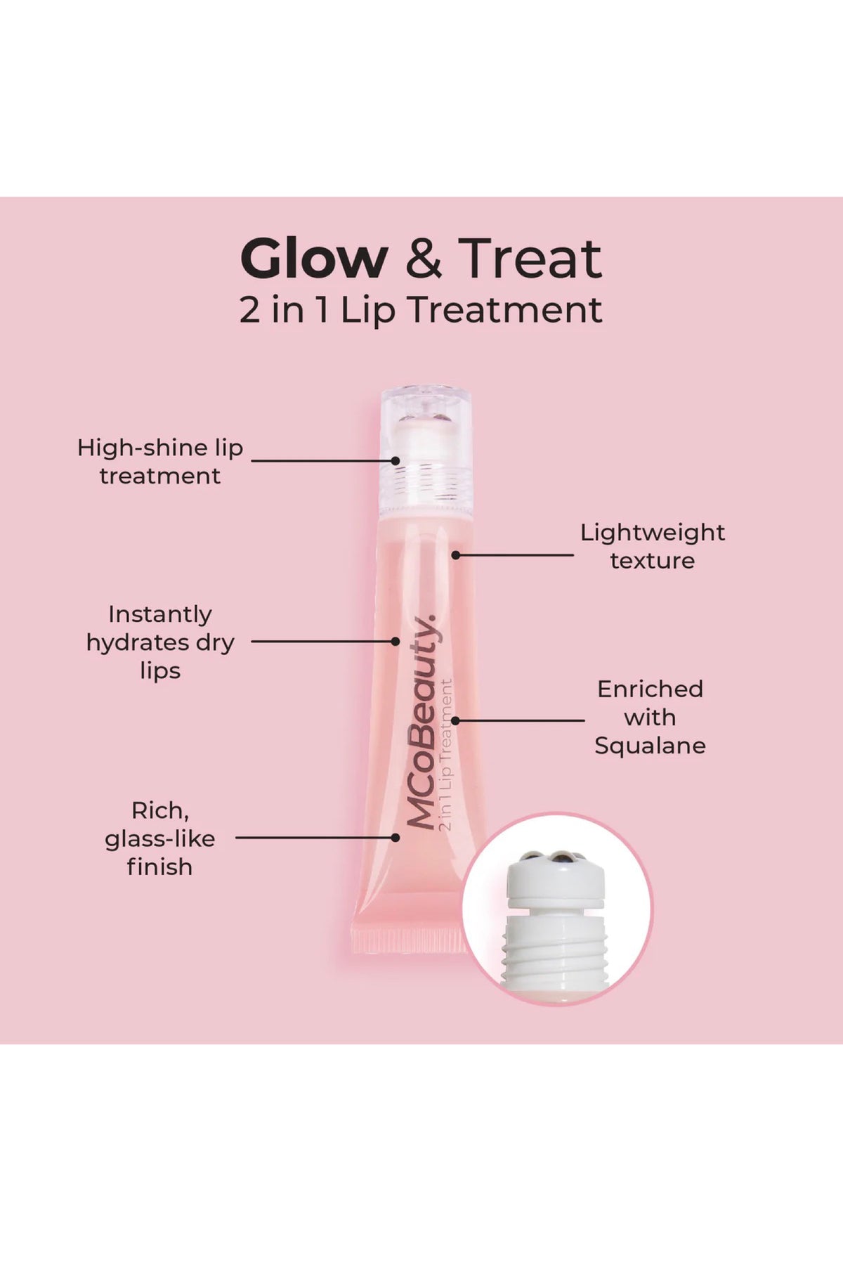 Glow & Treat 2-in-1 Lip Treatment Peach
