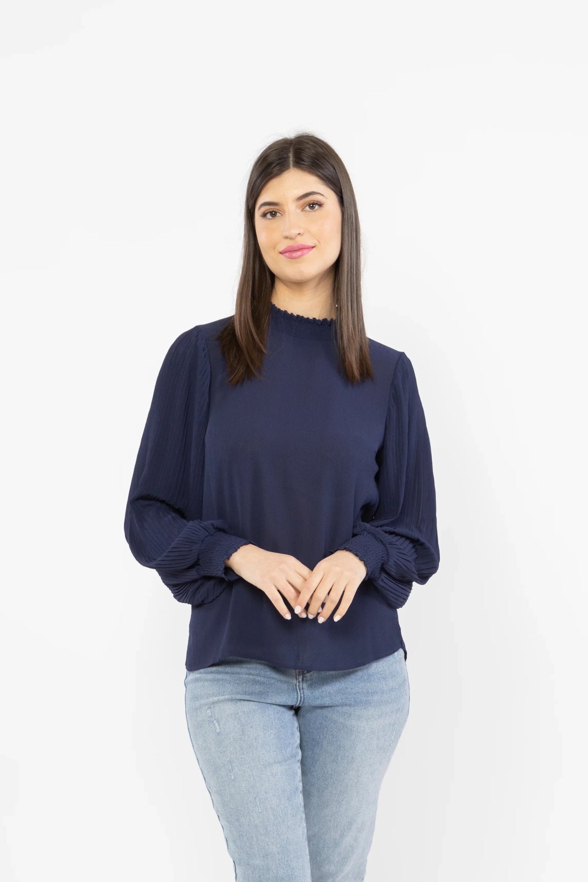 Influencer Top Navy Mint Boutique LTD All Rights Reserved