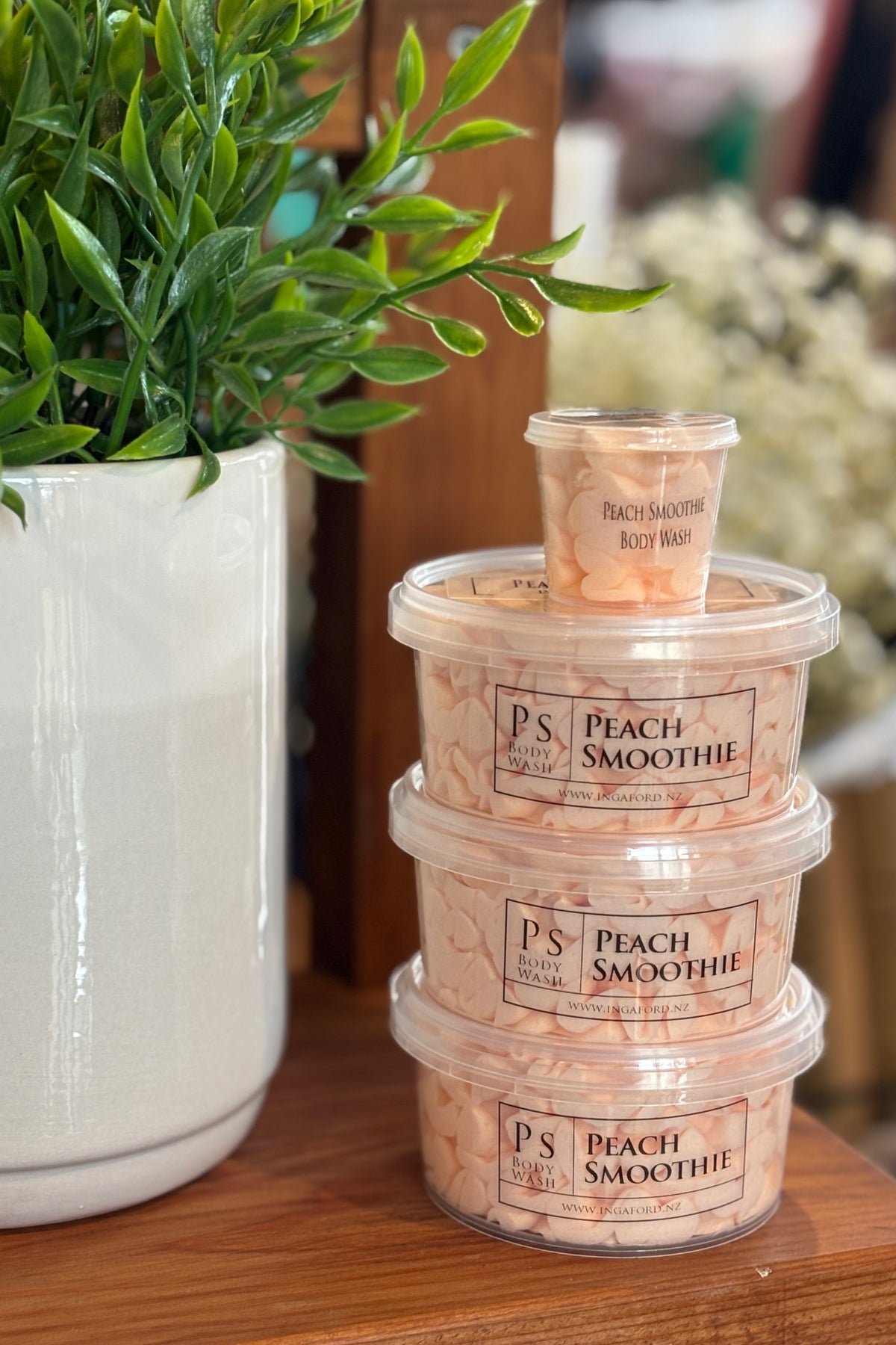 Body Wash Peach Smoothie