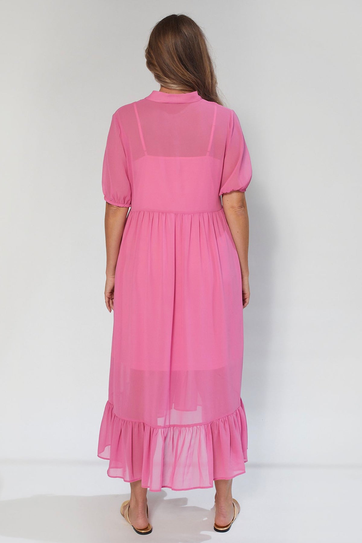 Calypso Dress Punch Pink