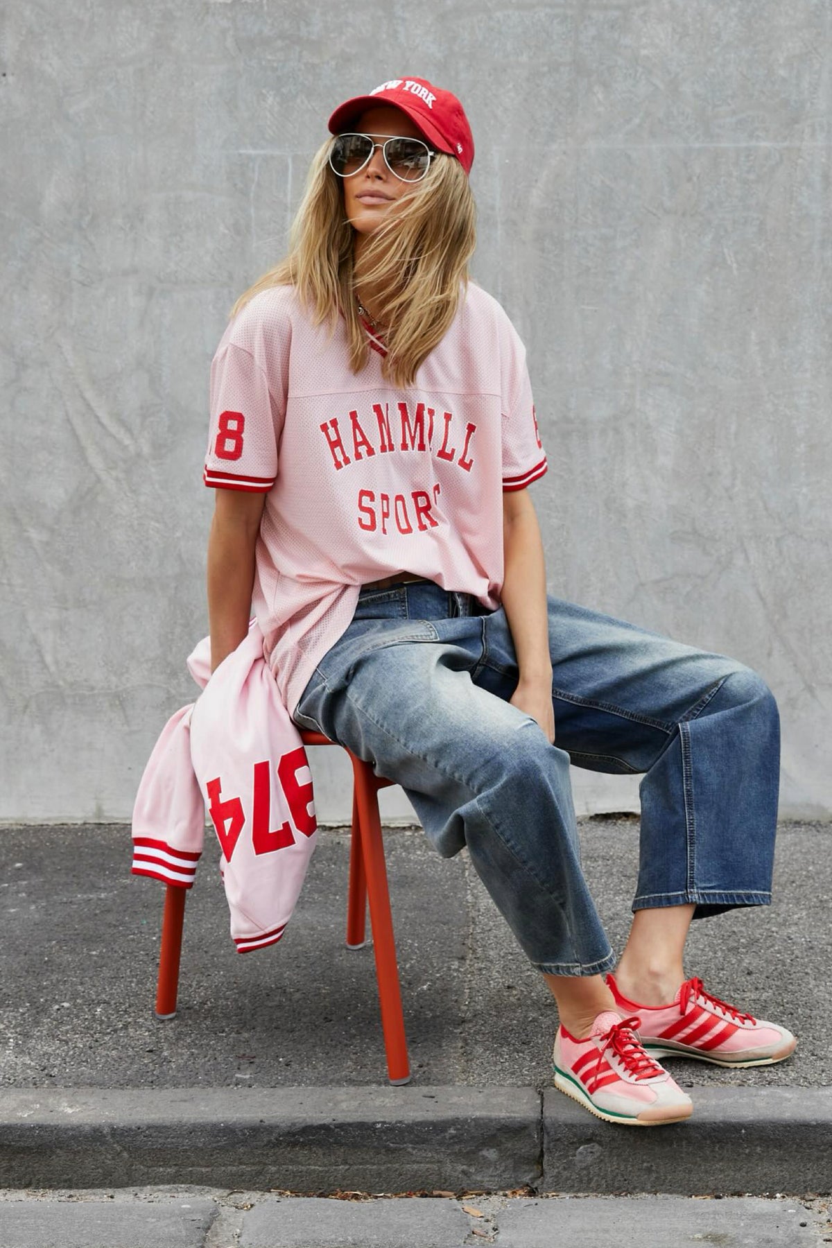 74 Retro Mesh Tee Pink - PREORDER DELIVERY END FEB