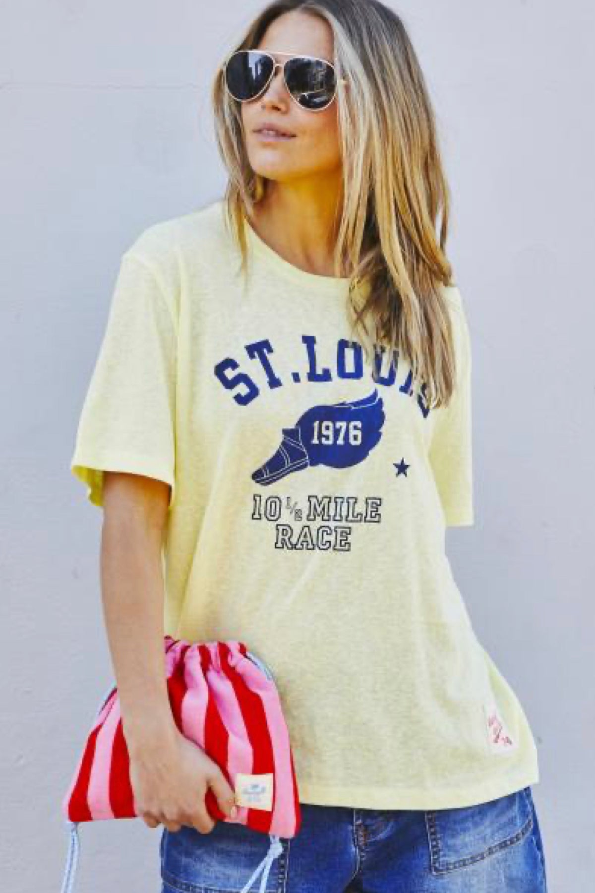 St Louis Tee Lemon- PREORDER DELIVERY END NOVEMBER