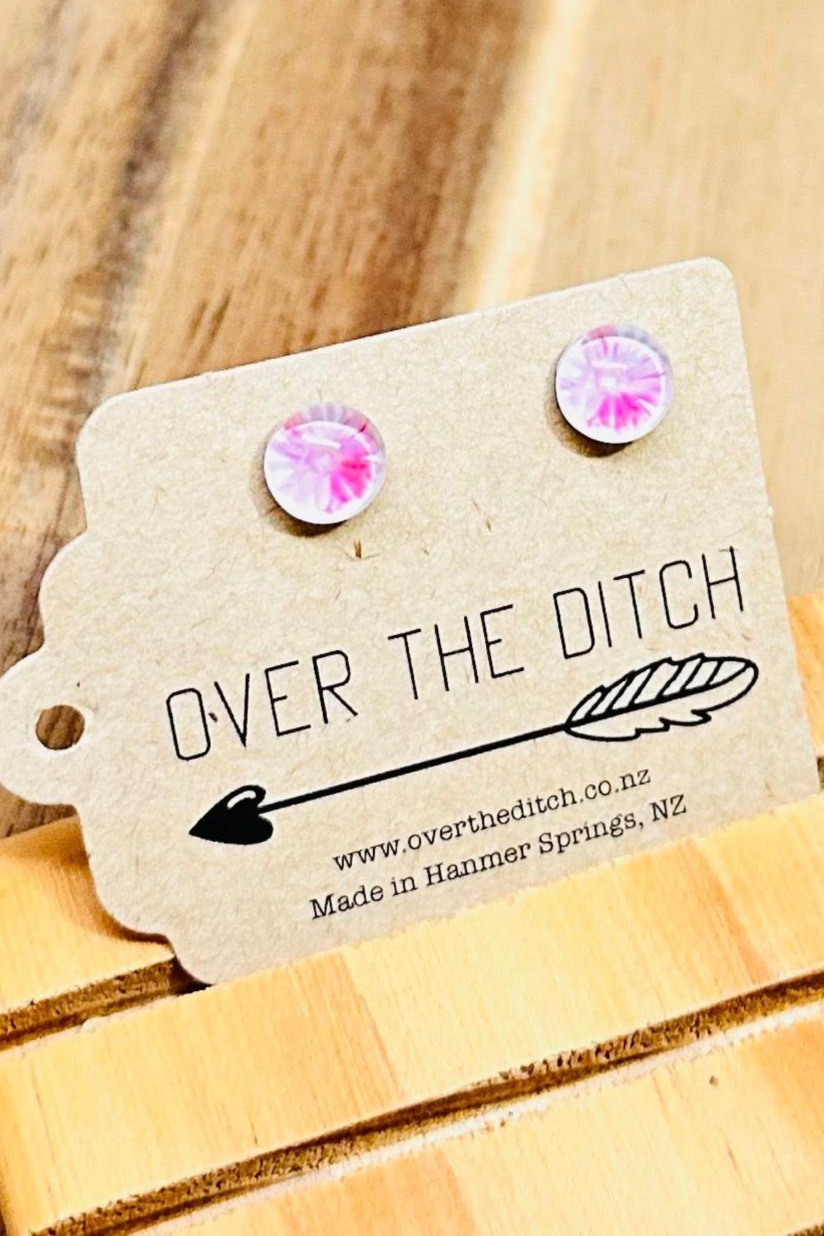 Faded Flower Studs SMALL