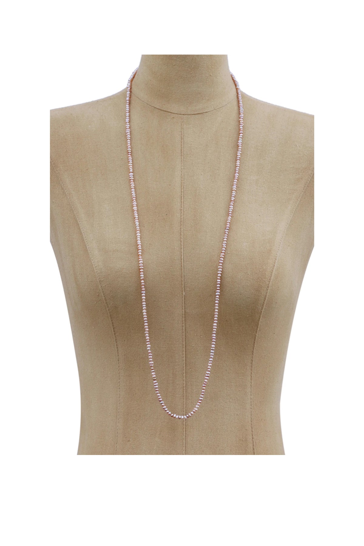 Baroque Pearl Necklace Lilac Small