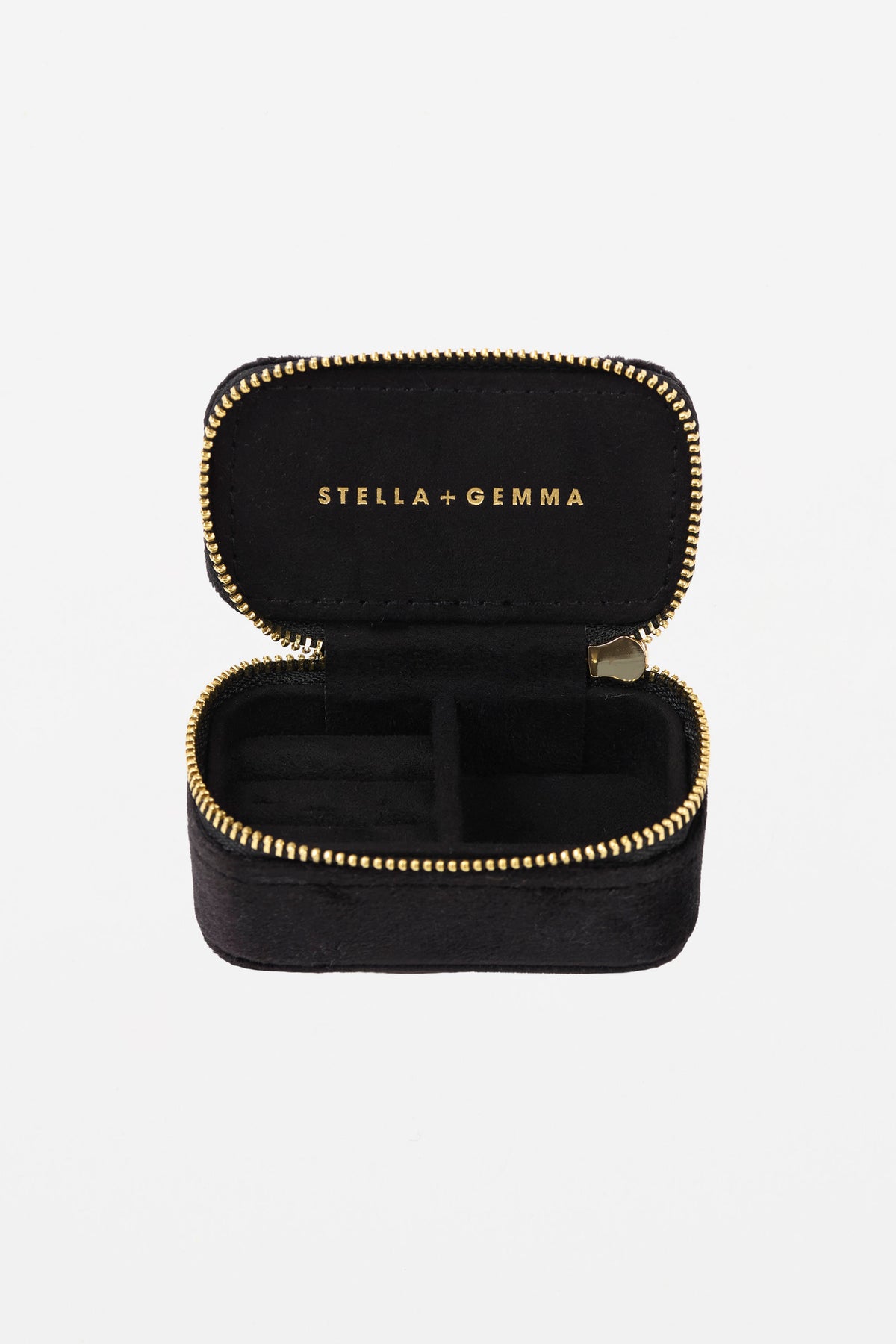 Jewel Box Small Rectangle Black Velvet