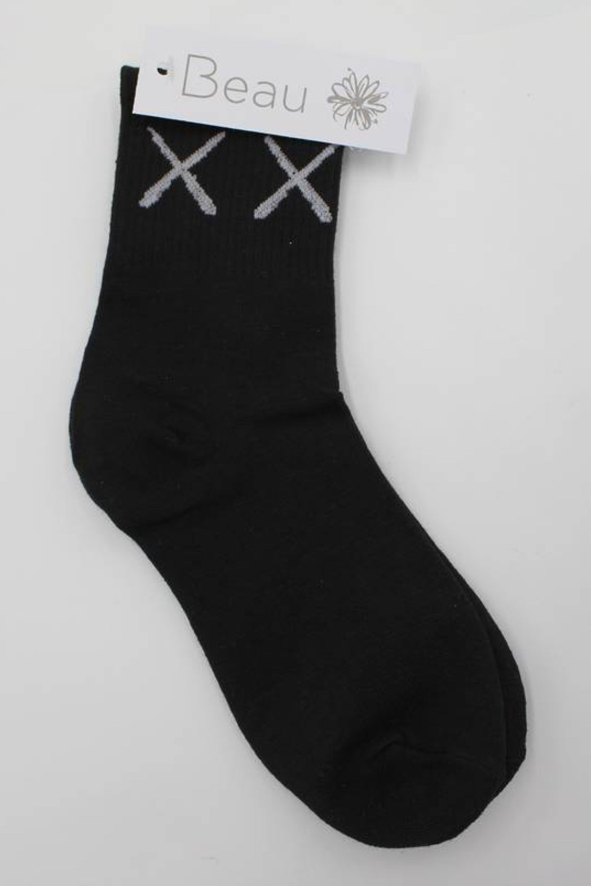 Kisses Socks Black
