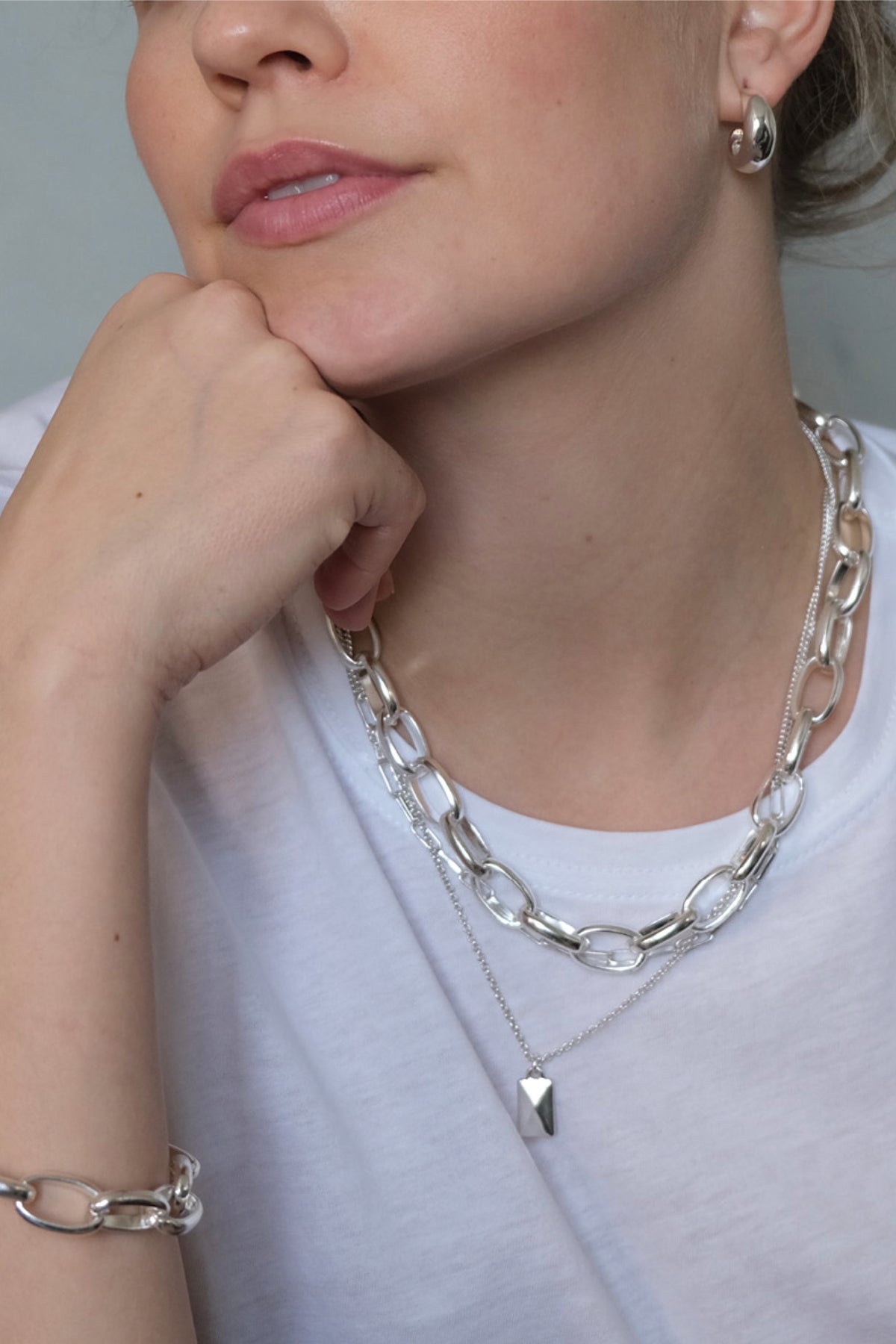 Strong Link Chain Silver