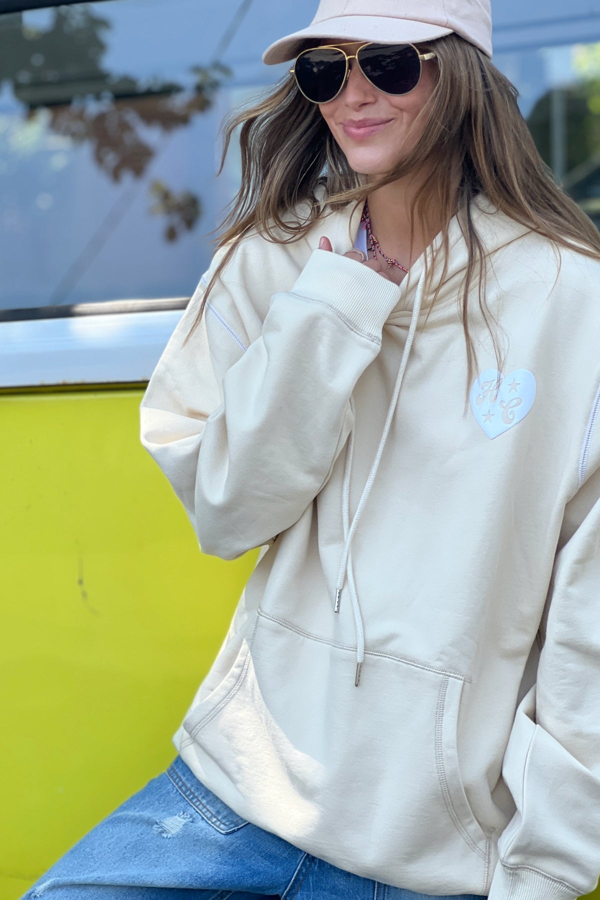 My Boyfriends Oversized Hoodie Natural