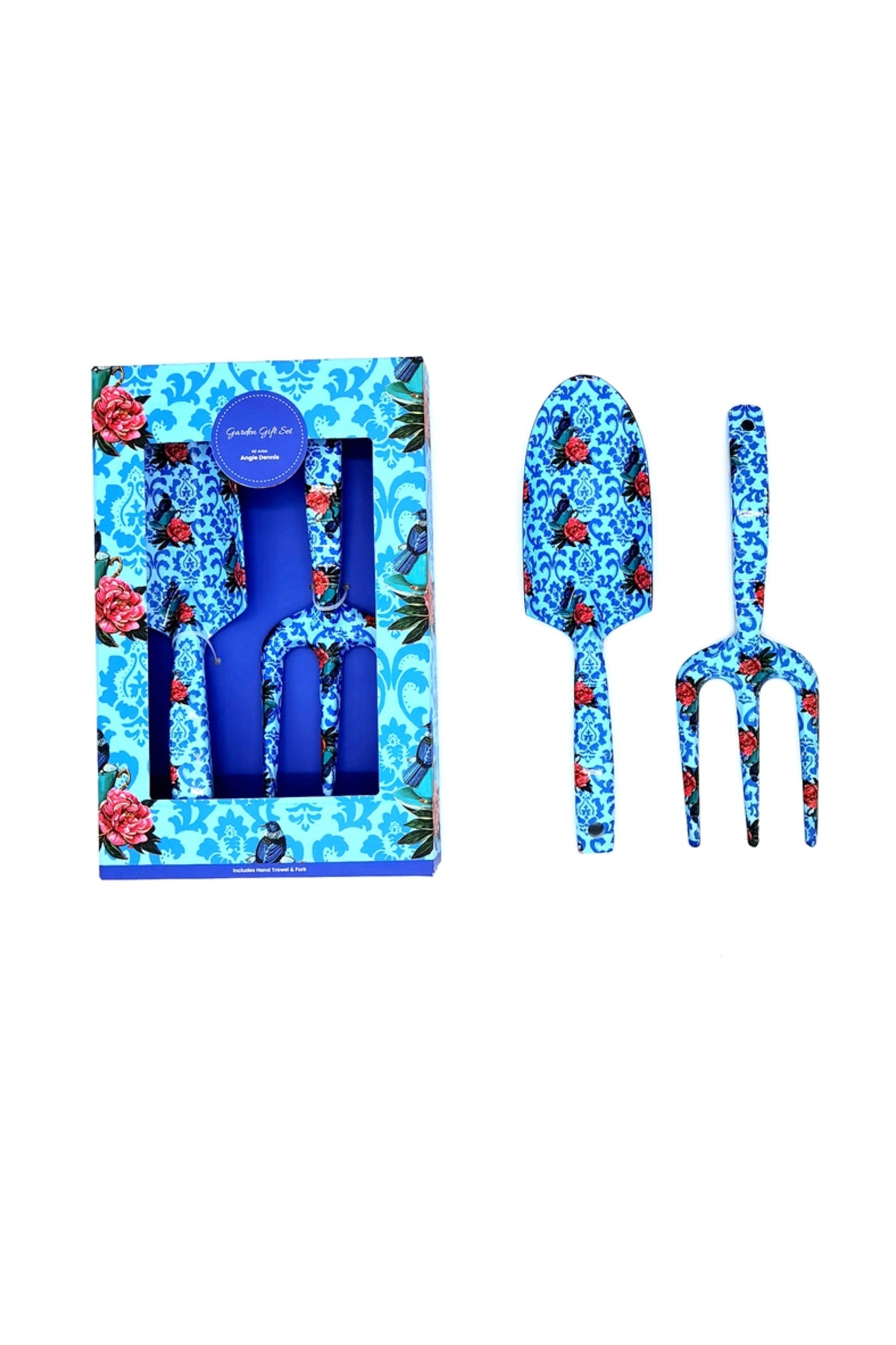 Garden Trowel & Fork Set Blue
