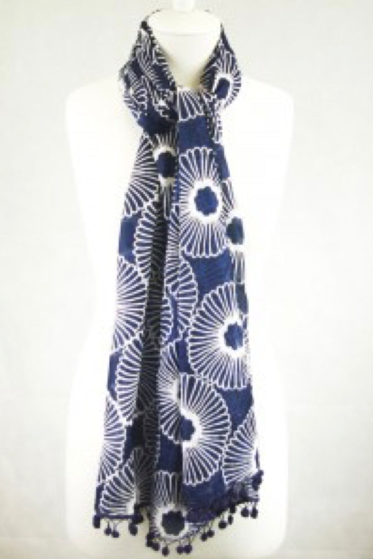 Scarf Bloom Navy