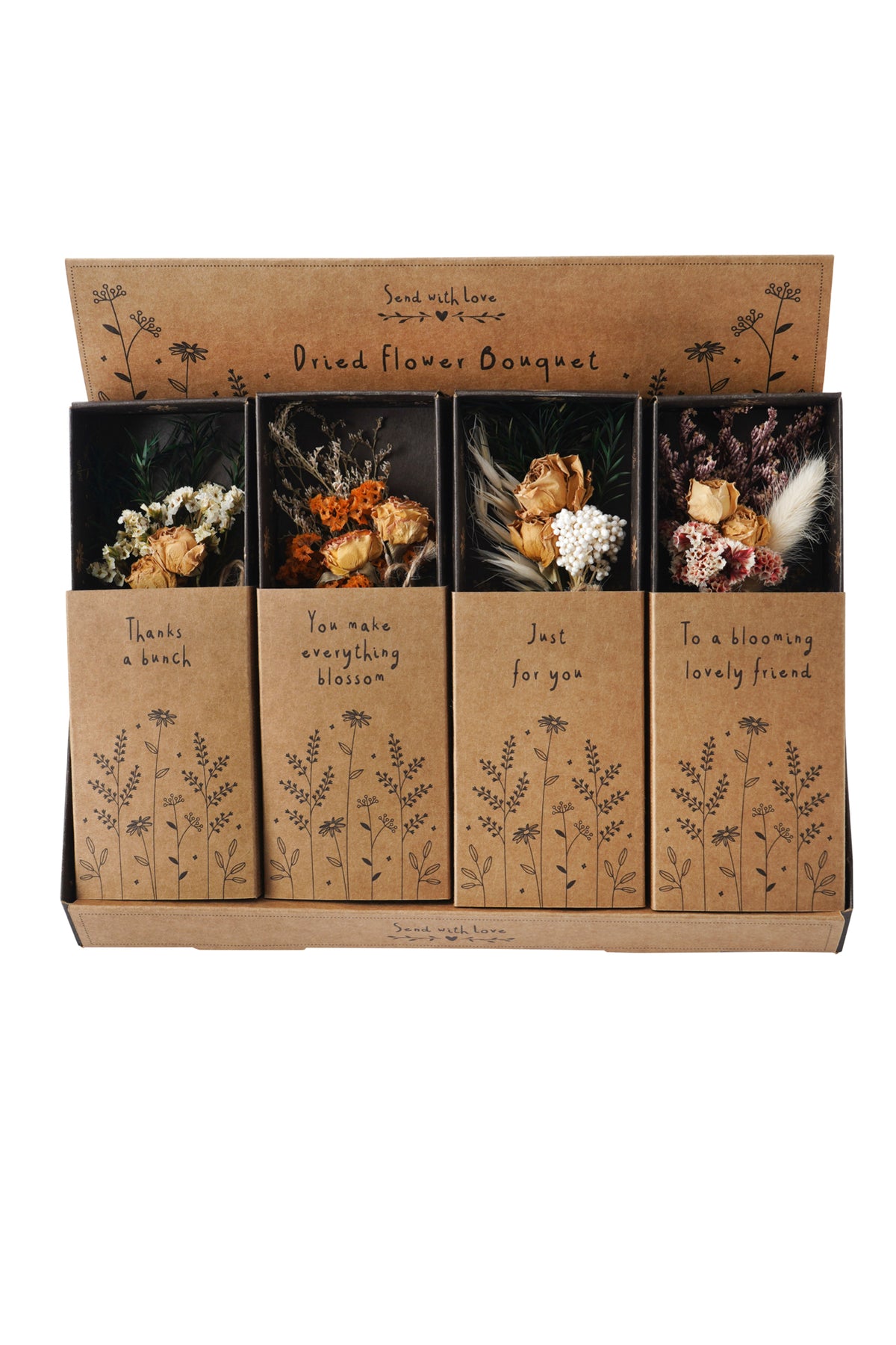 Mini Dried Flower Bouquets