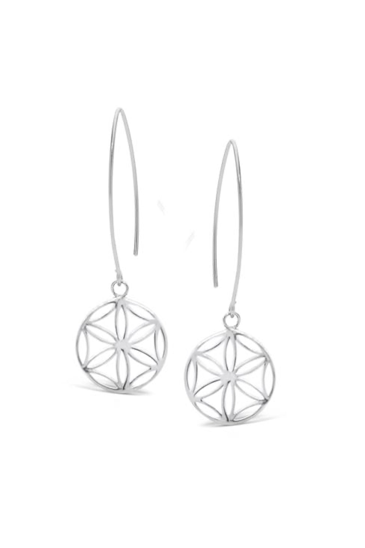 Flower Of Life Marquee Earring